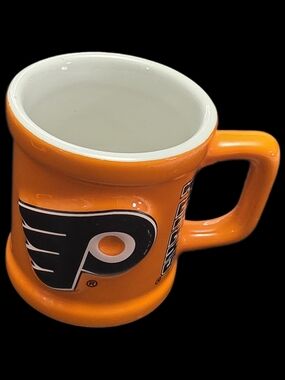 Philadelphia Flyers Orange Team Ceramic Coffee 2 Inch Mug